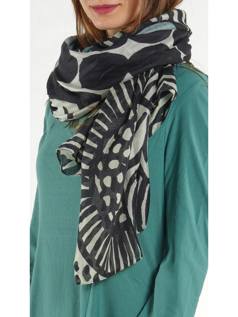 Rundholz Black Label - Rechteckiger Schal aus Modalwolle - 1263361402