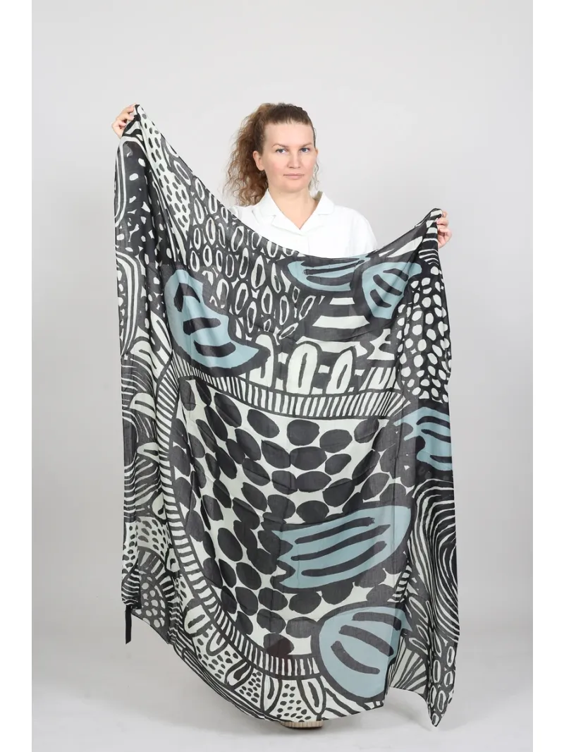 Rundholz Black Label - Écharpe rectangulaire en laine modale - 1263361402