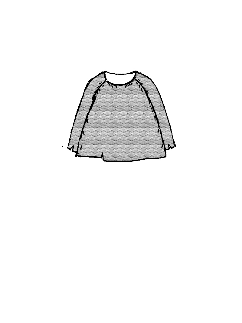 Rundholz Black Label - Gerader weiter Baumwoll Strick Pullover - 1263380702