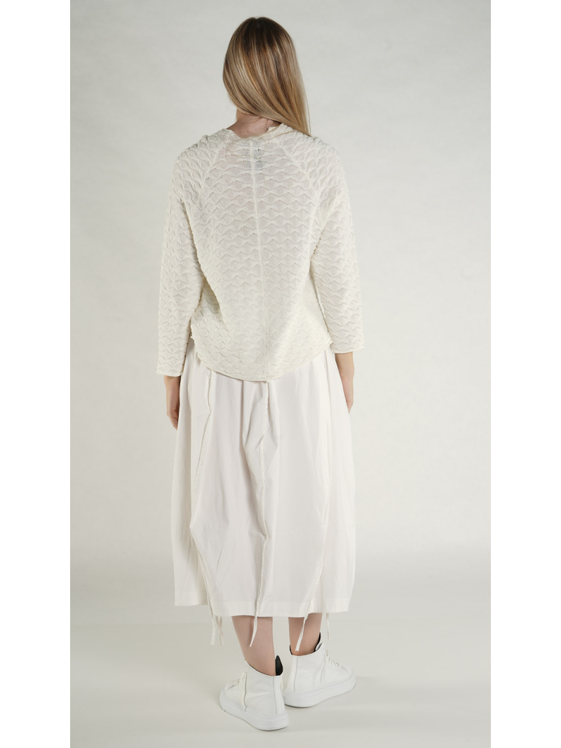 Rundholz Black Label - Ausgestellte Baumwoll Strickjacke - 1263387103