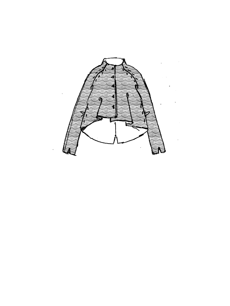 Rundholz Black Label - Ausgestellte Baumwoll Strickjacke - 1263387103