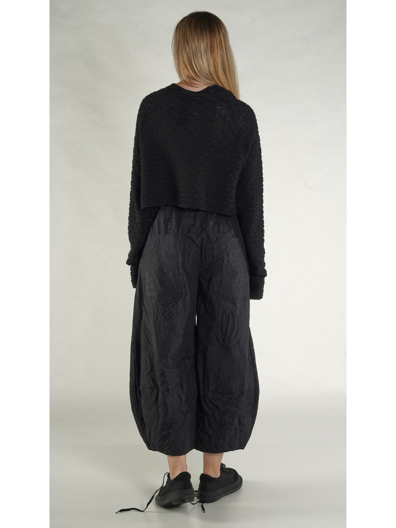 Rundholz Black Label - Weite Baumwoll Strickjacke - 1263387104