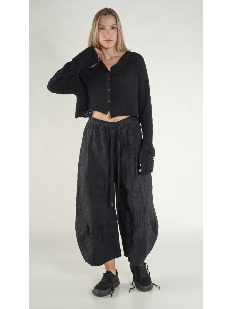 Rundholz Black Label - Weite Baumwoll Strickjacke - 1263387104