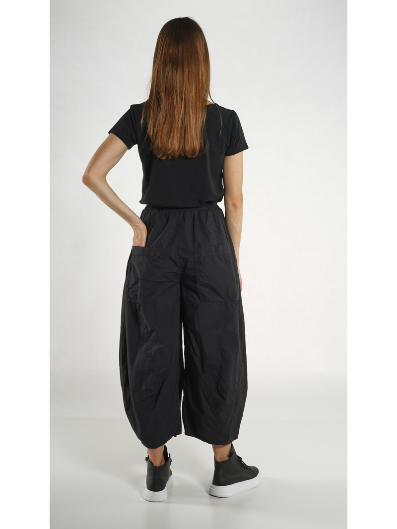 Rundholz Black Label - Sehr weite Popeline Hose - 1263400107