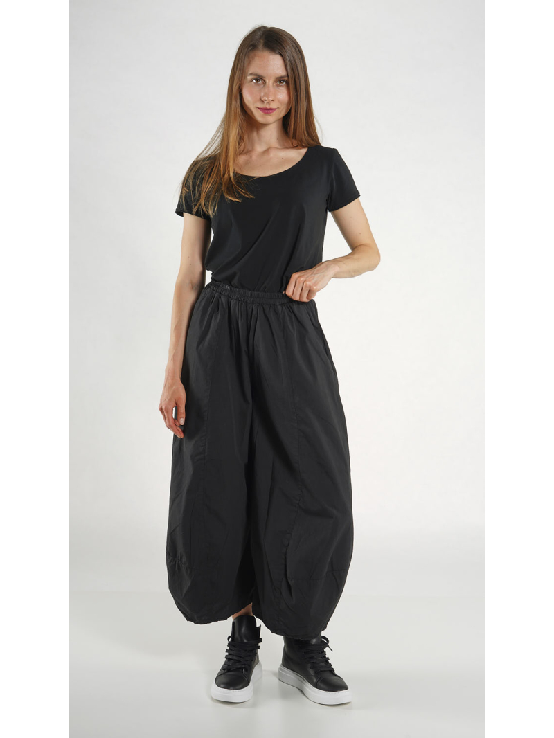 Rundholz Black Label - Sehr weite Popeline Hose - 1263400107