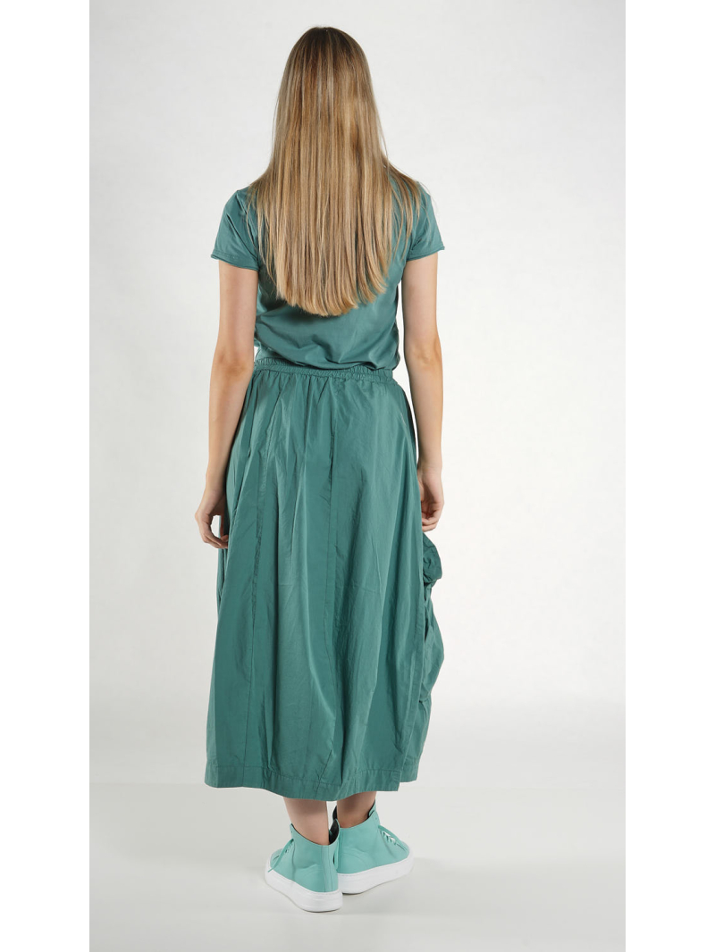 Rundholz Black Label - Asymmetrischer Popeline Rock - 1263400302