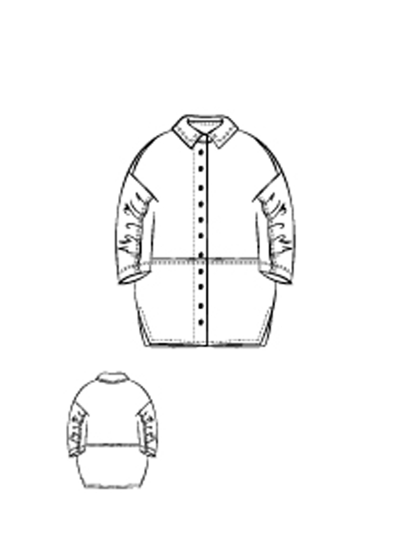 Rundholz Black Label - Ballonförmige Bluse mit Teilungsnähten - 1263400408