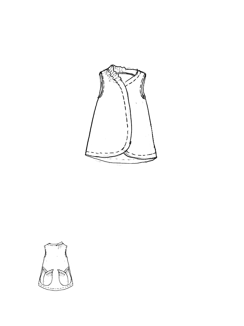 Rundholz Black Label - Popeline Top mit Tulpentaschen Hinten - 1263400804