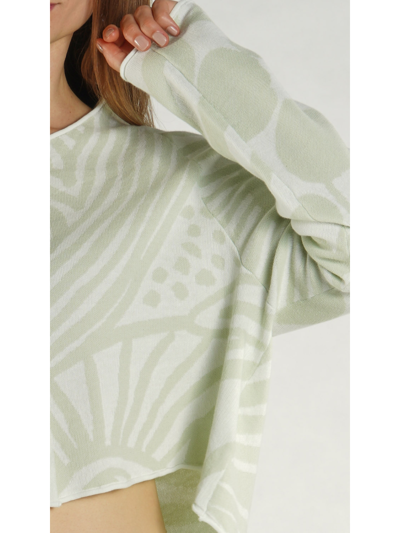 Rundholz Black Label - Ausgestellte Strickjacke mit Details - 1263417103