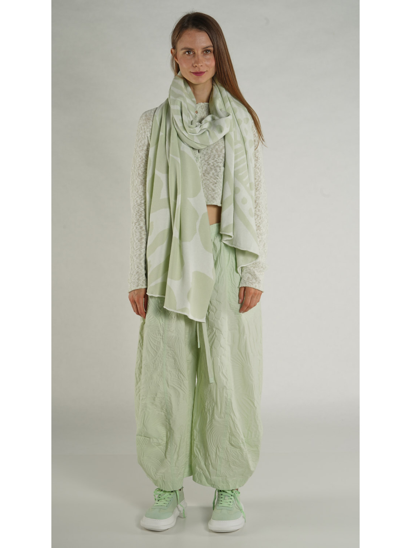 Rundholz Black Label - Baumwoll Jaquard Strickschal - 1263417706