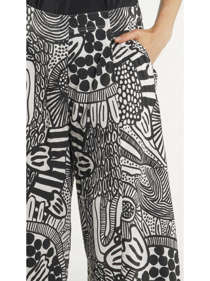 Rundholz Black Label - Knöchellange Techno Stretch Hose - 1263440109