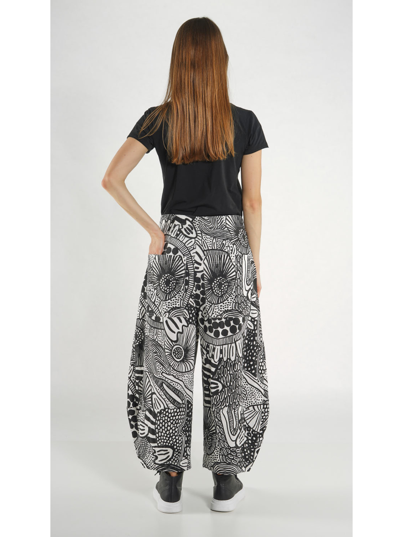 Rundholz Black Label - Knöchellange Techno Stretch Hose - 1263440109