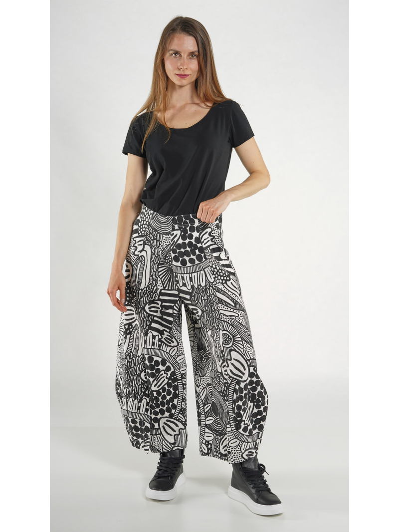 Rundholz Black Label - Knöchellange Techno Stretch Hose - 1263440129