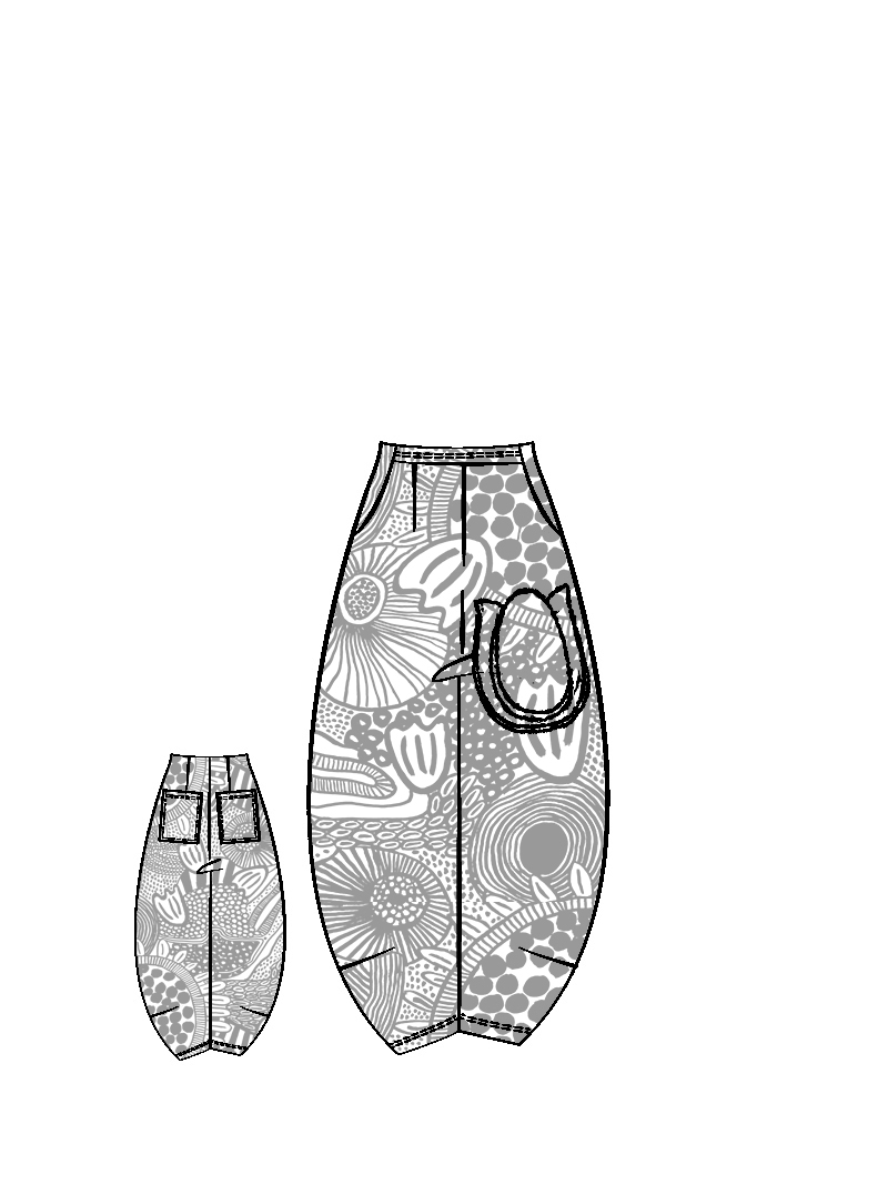 Rundholz Black Label - Ausgestellte Techno Stretch Hose - 1263440114