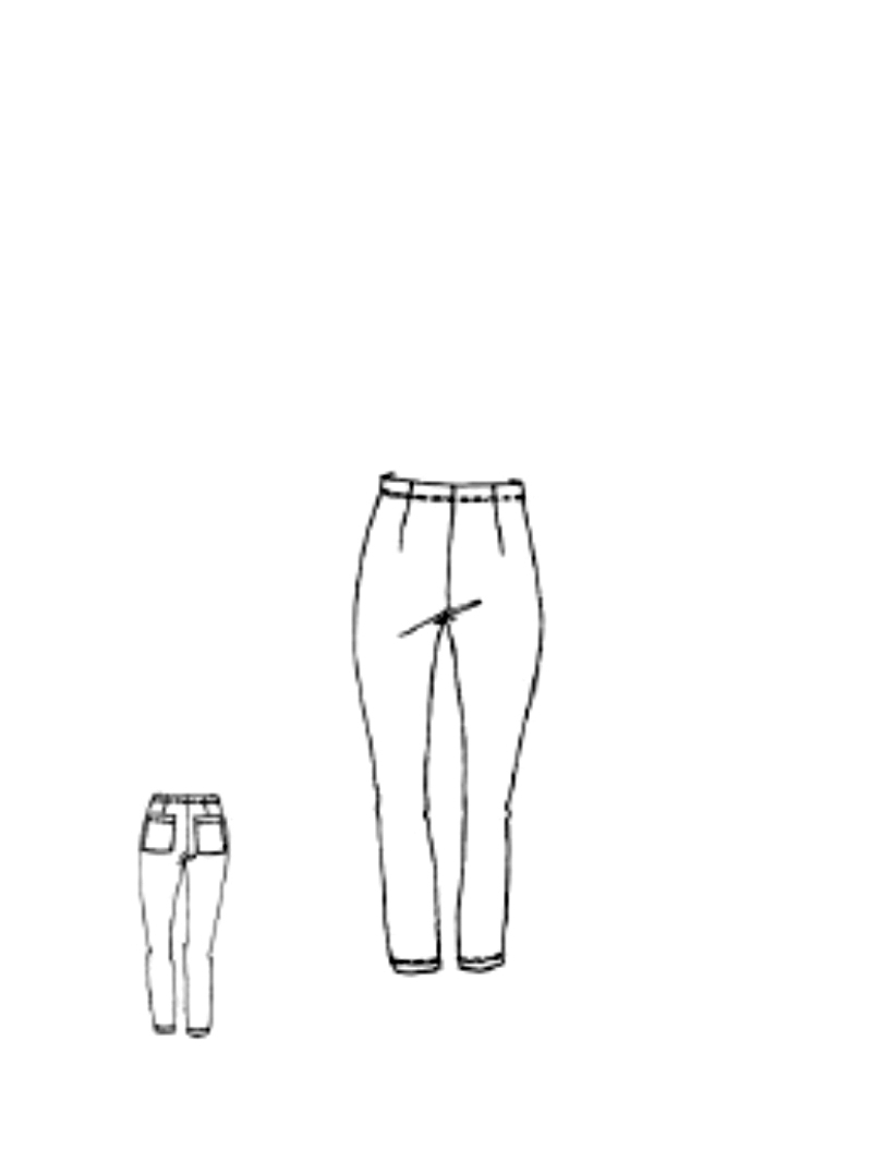 Rundholz Black Label - Schmale Techno Stretch Hose - 1263440122