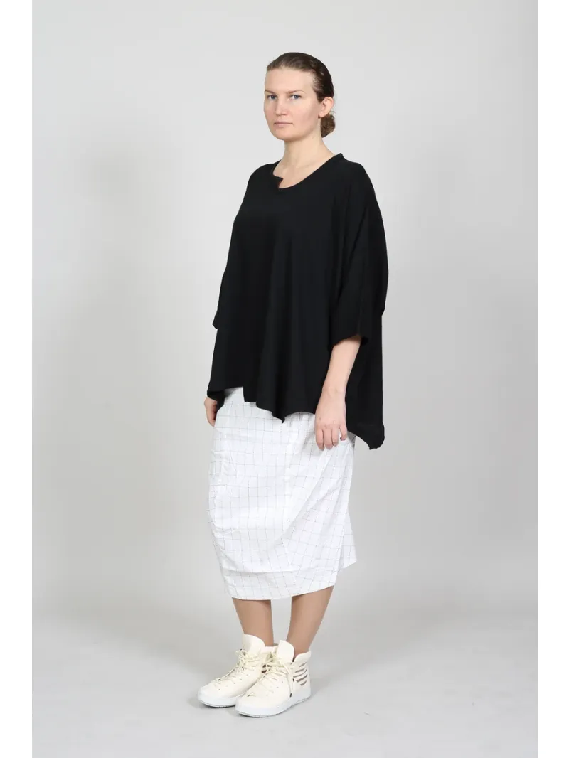 Rundholz Black Label - Bananenförmiger Rock mit elastischem Bund - 1263440305