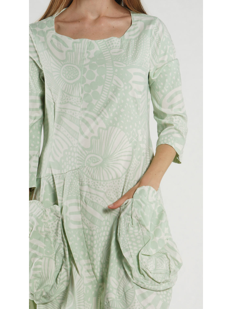 Rundholz Black Label - Ballonförmiges Techno Stretch Kleid - 1263440915