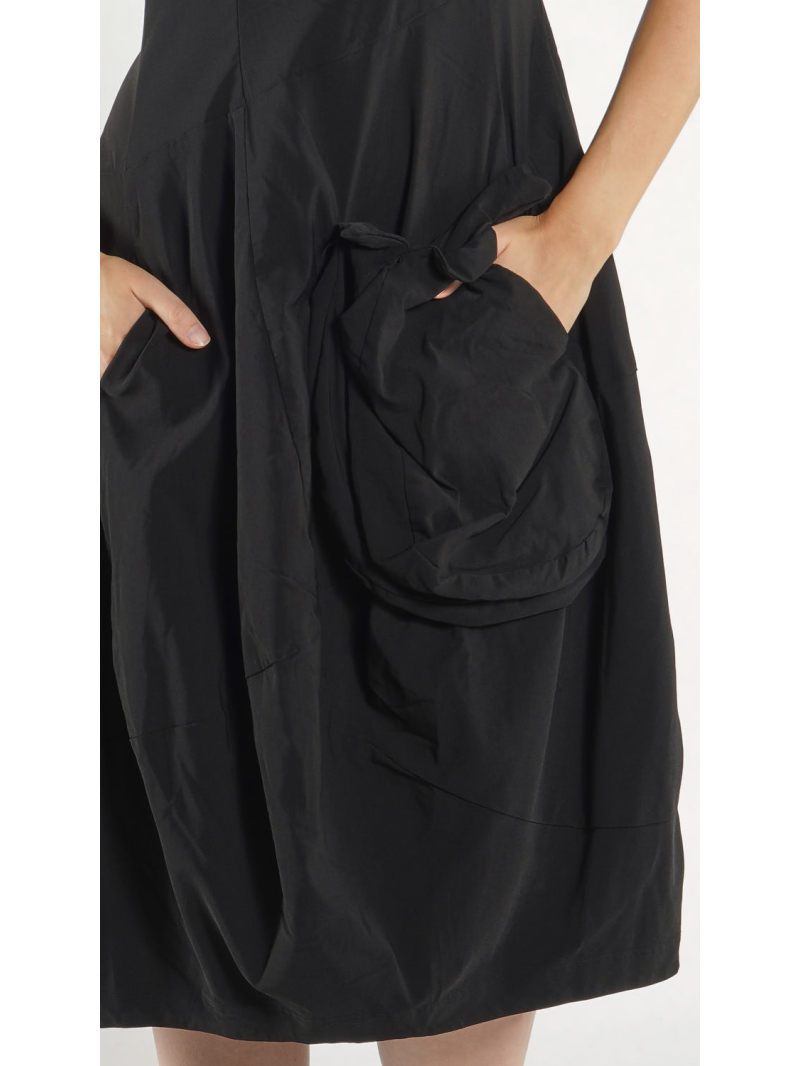 Rundholz Black Label - Bananenförmiges Techno Stretch Kleid - 1263440930