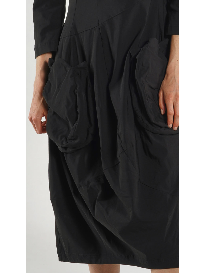 Rundholz Black Label - Ballonförmiges Techno Stretch Kleid - 1263440935