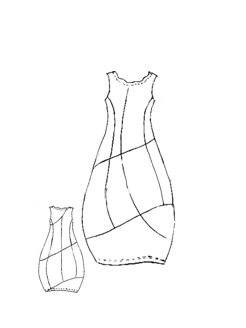 Rundholz Black Label - Ärmelloses Techno Stretch Kleid - 1263440936