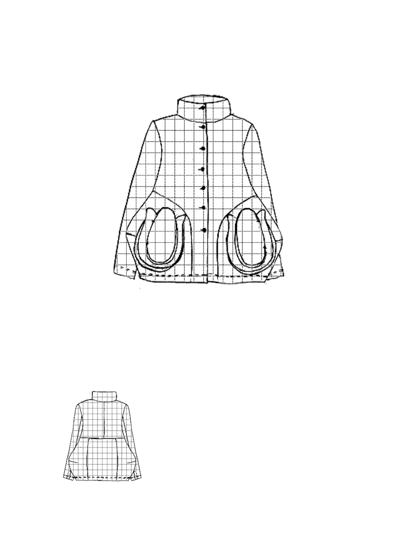 Rundholz Black Label - Gerade weite Techno Stretch Jacke - 1263441112