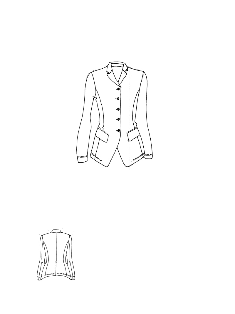 Rundholz Black Label - Taillierte Techno Stretch Jacke - 1263441127