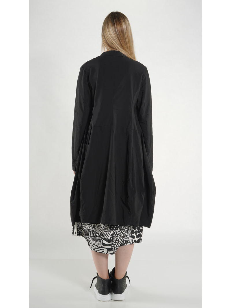 Rundholz Black Label - Ausgestellter Techno Stretch Mantel - 1263441237