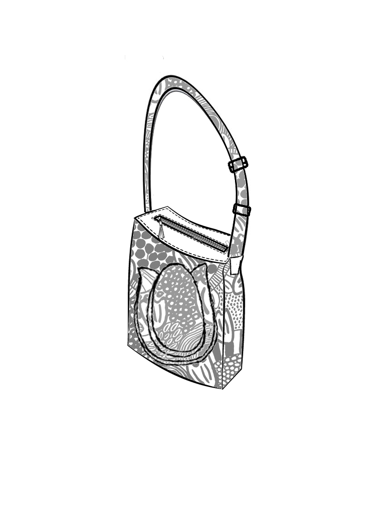 Rundholz Black Label - Techno Stretch Schultertasche - 1263442518