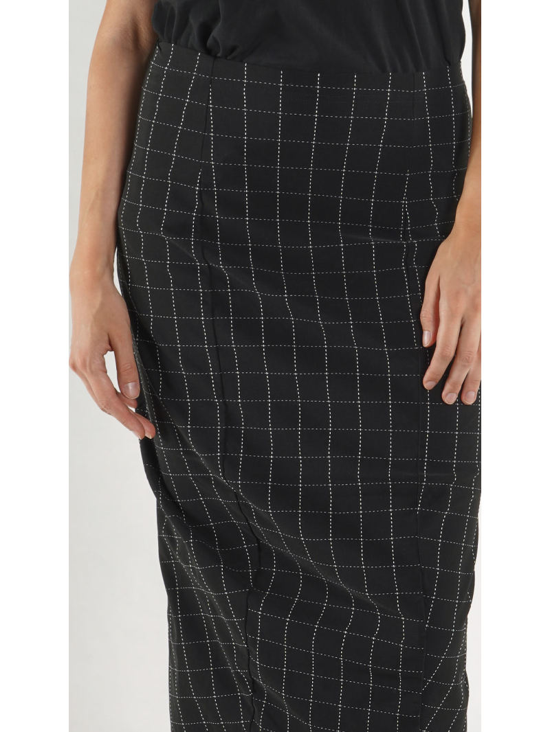 Rundholz Black Label - Bananenförmiger Rock mit Falten - 1263450306