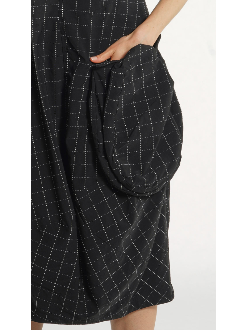 Rundholz Black Label - Kurzärmeliges Techno Stretch Kleid - 1263450907