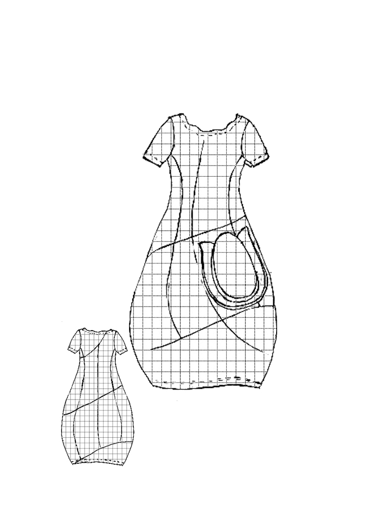 Rundholz Black Label - Kurzärmeliges Techno Stretch Kleid - 1263450907