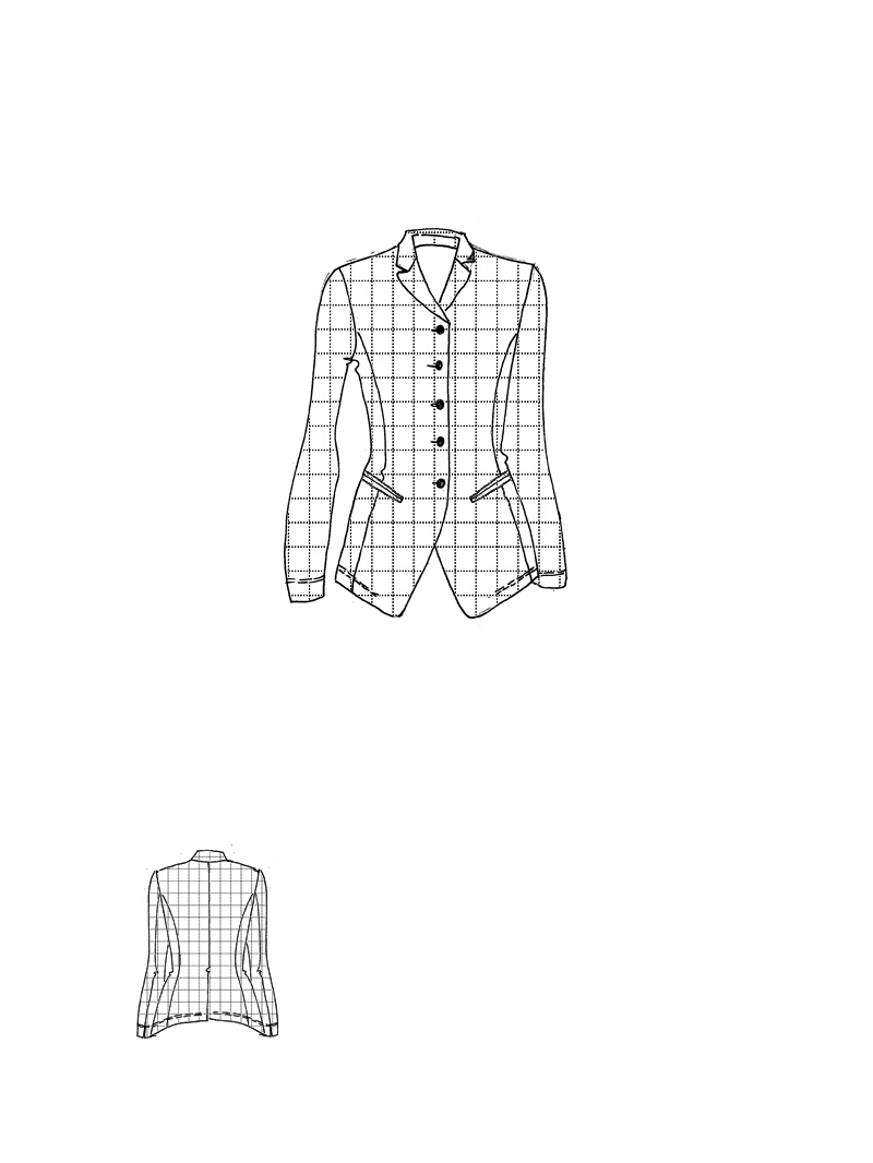 Rundholz Black Label - Taillierte Viskosejacke mit Details - 1263451104