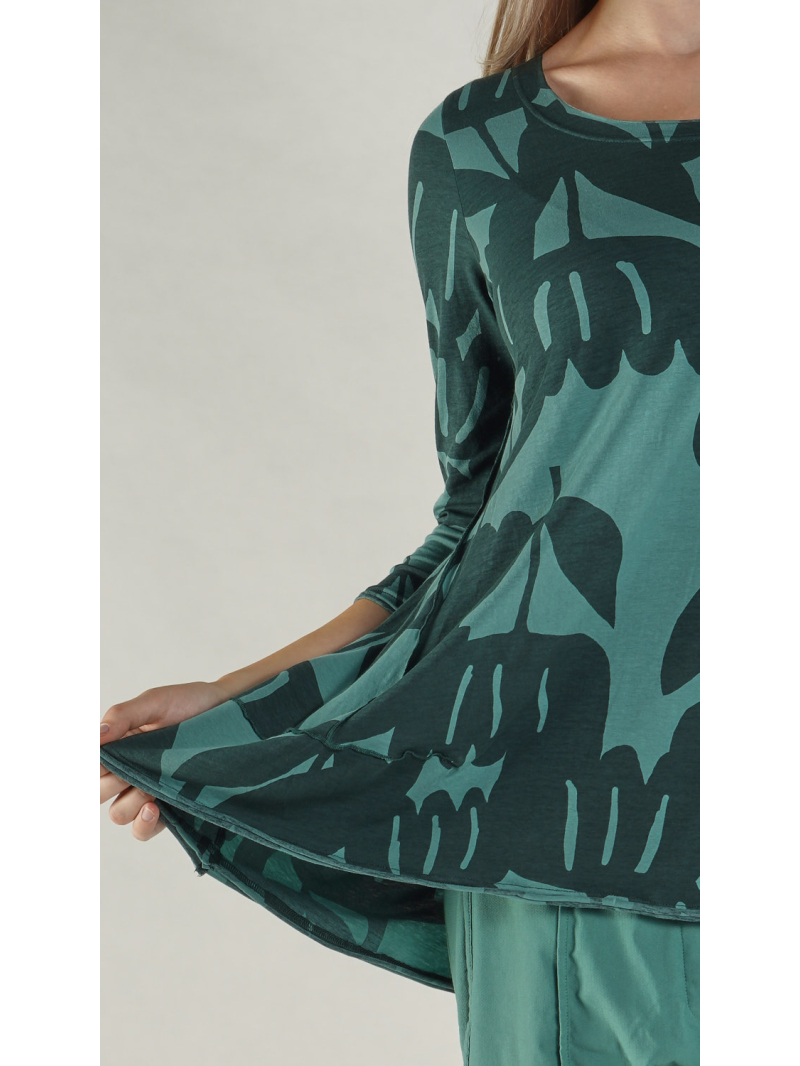 Rundholz Black Label - Ausgestelltes Pima Baumwoll Jersey Shirt - 1263470501