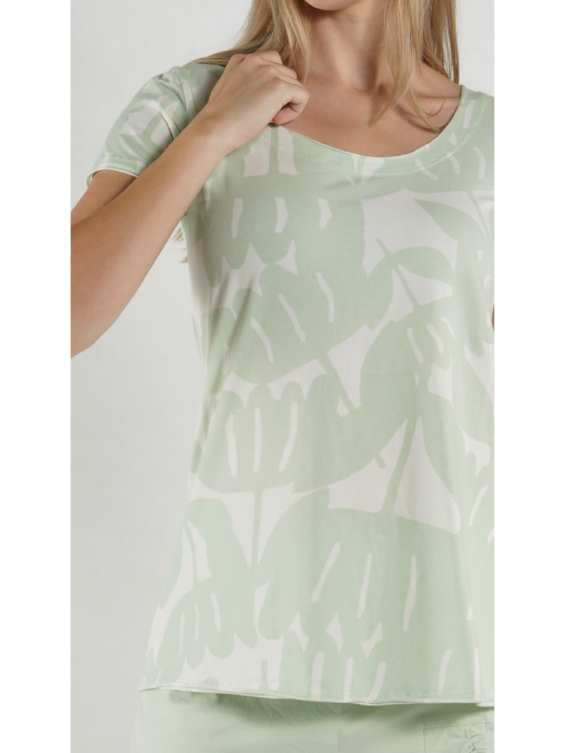 Rundholz Black Label - Gerades schmales Pima Baumwoll Jersey T-shirt - 1263470506