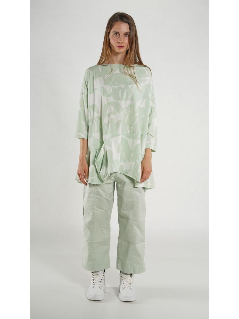 Rundholz Black Label - Gerades weites Pima Baumwoll Jersey Shirt - 1263470528