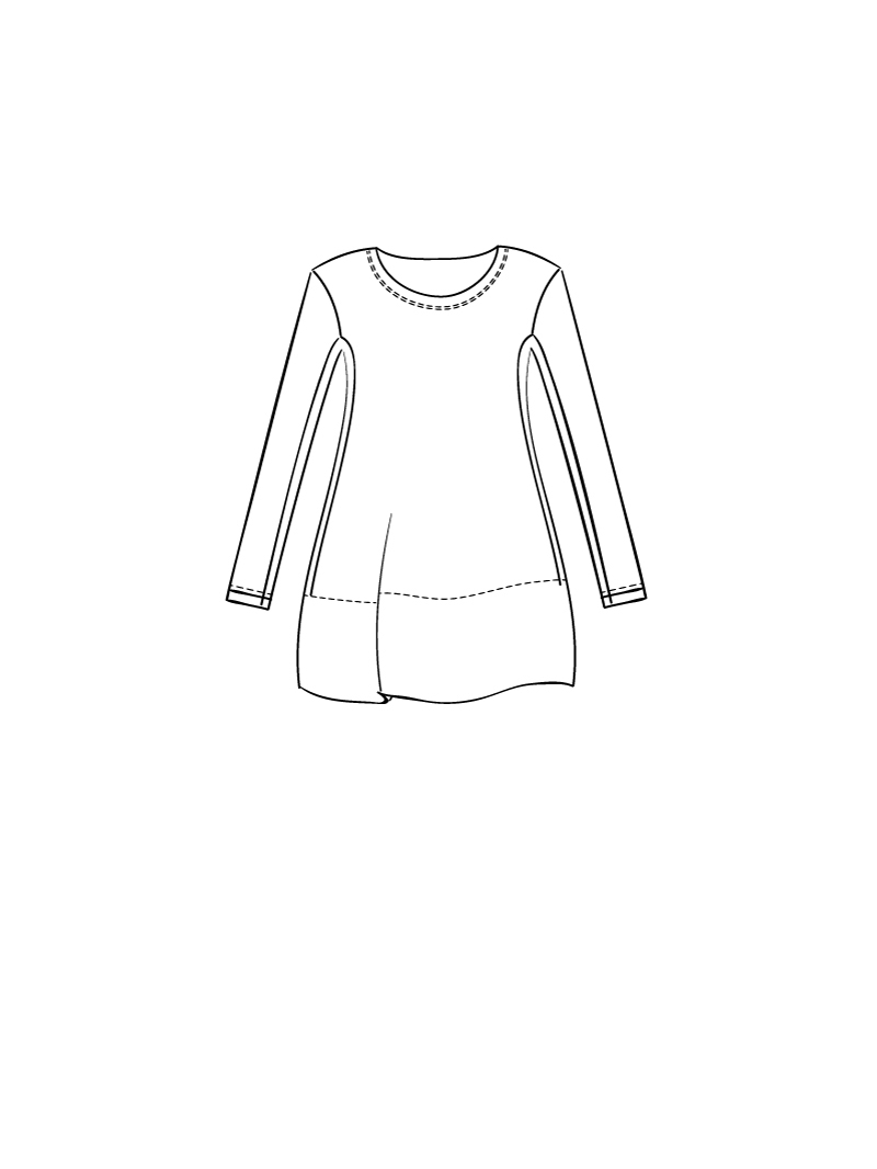 Rundholz Black Label - Gerades weites Pima Baumwoll Jersey Shirt - 1263470523