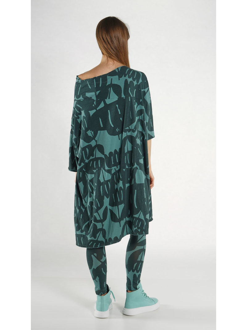 Rundholz Black Label - Gerades weites Pima Baumwoll Jersey Kleid - 1263470909