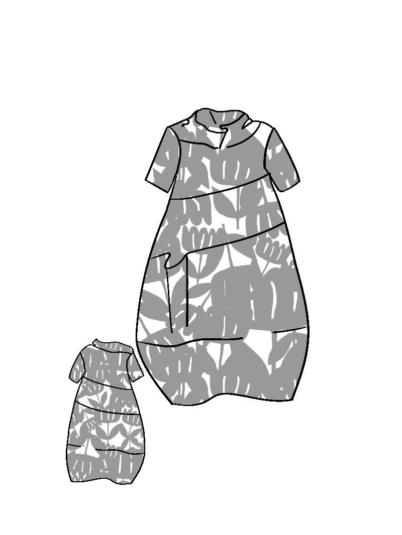 Rundholz Black Label - Gerades weites Pima Baumwoll Jersey Kleid - 1263470909