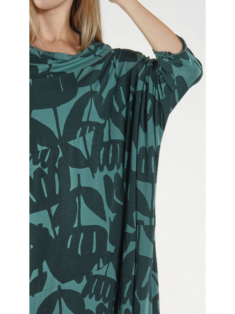 Rundholz Black Label - Weites Pima Baumwoll Jersey Kleid - 1263470910