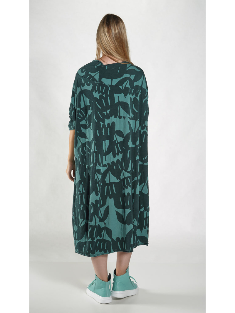 Rundholz Black Label - Weites Pima Baumwoll Jersey Kleid - 1263470910