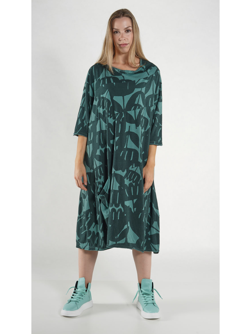 Rundholz Black Label - Weites Pima Baumwoll Jersey Kleid - 1263470910