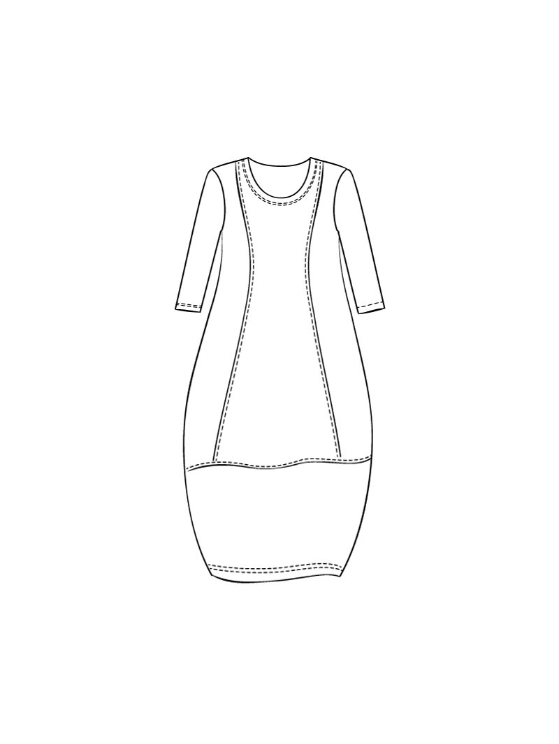 Rundholz Black Label - Lockeres Pima Baumwoll Jersey Kleid - 1263470925