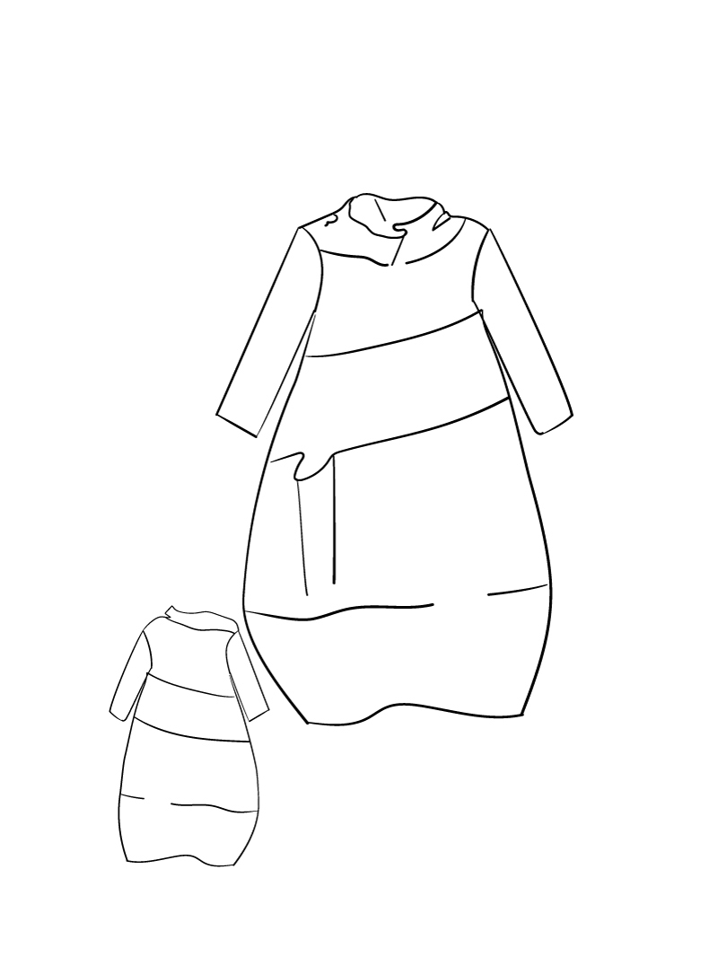 Rundholz Black Label - Weites Pima Baumwoll Jersey Kleid - 1263470930