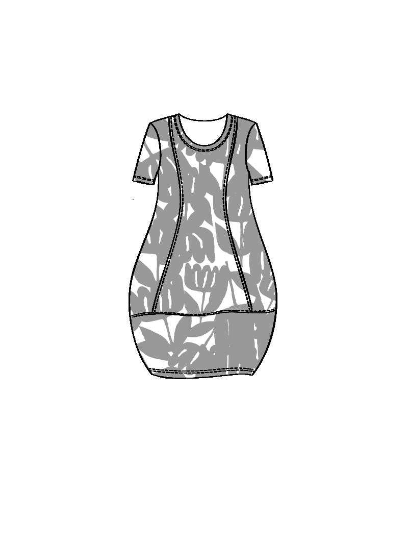 Rundholz Black Label - Kurzärmelige Pima Baumwoll Jersey Tunika - 1263471904