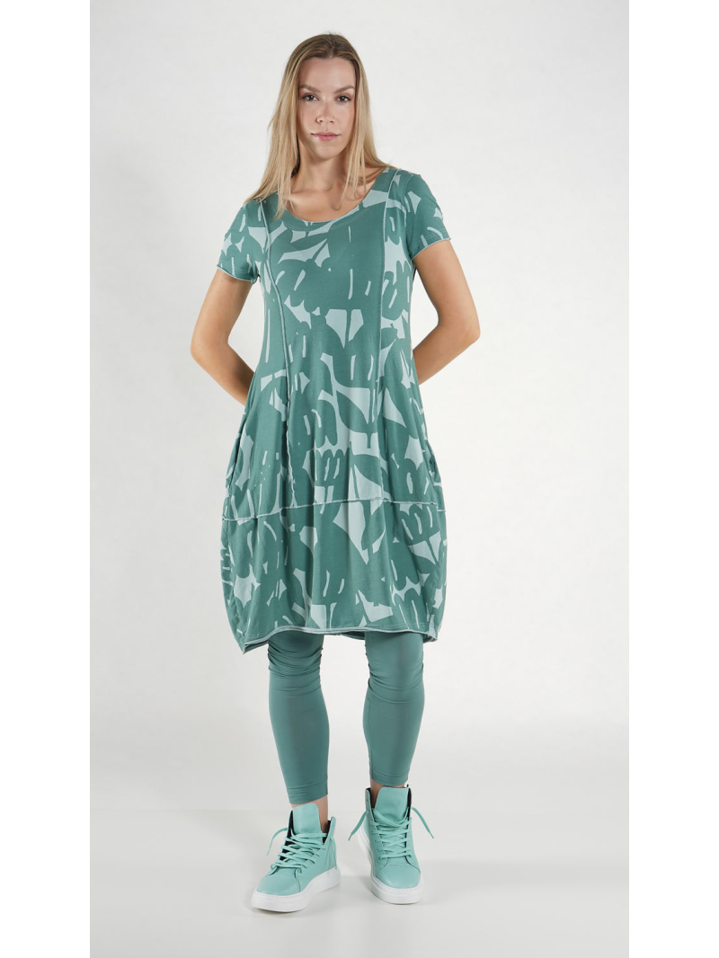 Rundholz Black Label - Kurzärmelige Pima Baumwoll Jersey Tunika - 1263471924