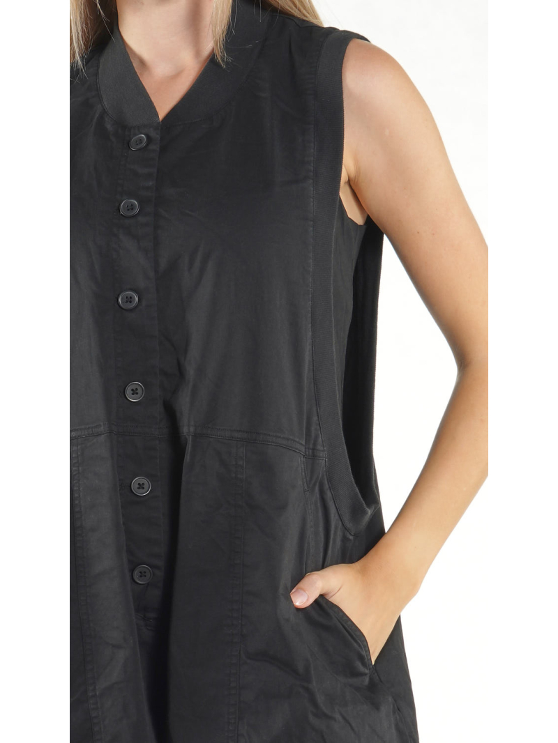 Rundholz Black Label - Ärmelloser Baumwoll Stretch Overall - 1263491304