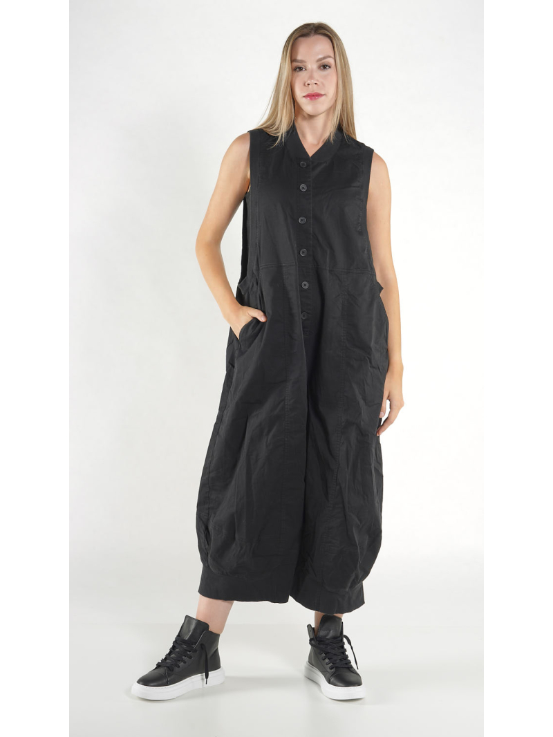 Rundholz Black Label - Ärmelloser Baumwoll Stretch Overall - 1263491304