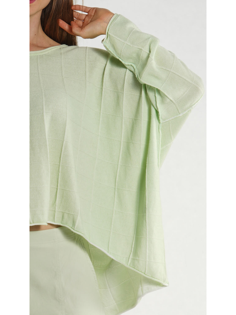 Rundholz Black Label - Weiter Lyocell Strick Pullover - 1263500701