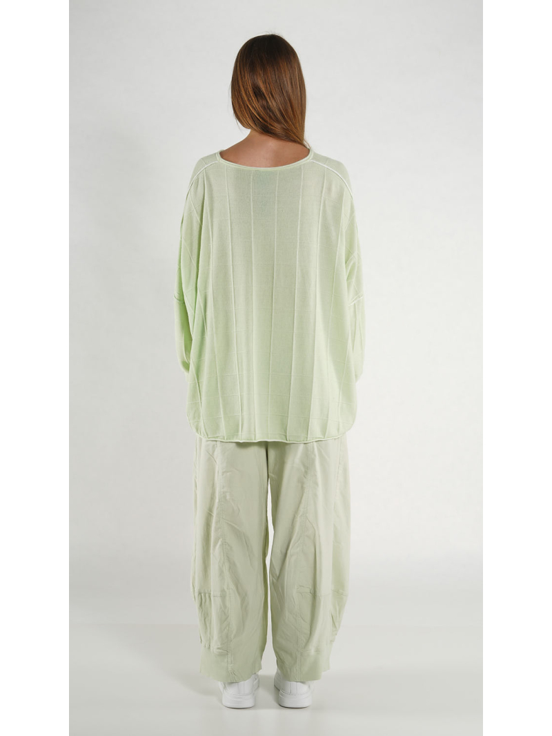 Rundholz Black Label - Weiter Lyocell Strick Pullover - 1263500701