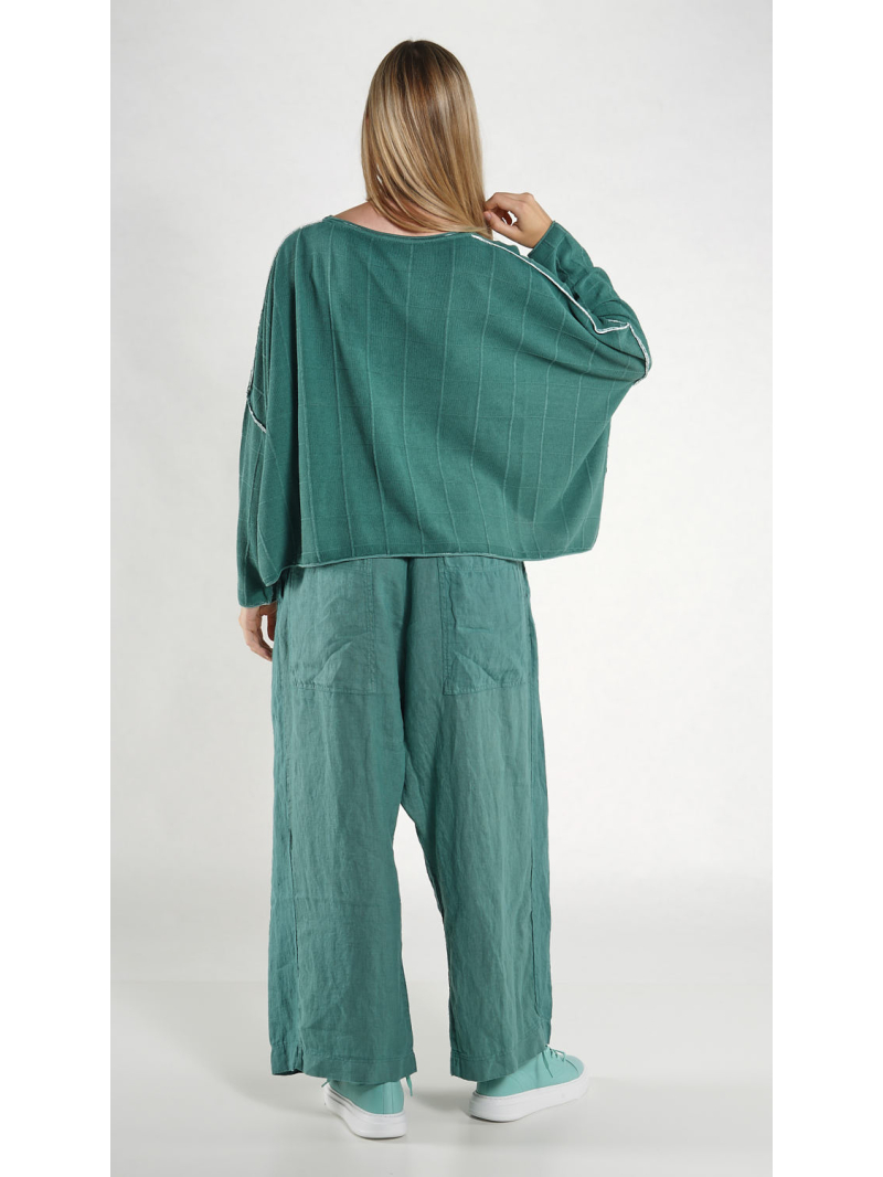 Rundholz Black Label - Oversize Lyocell Strick Pullover - 1263500704